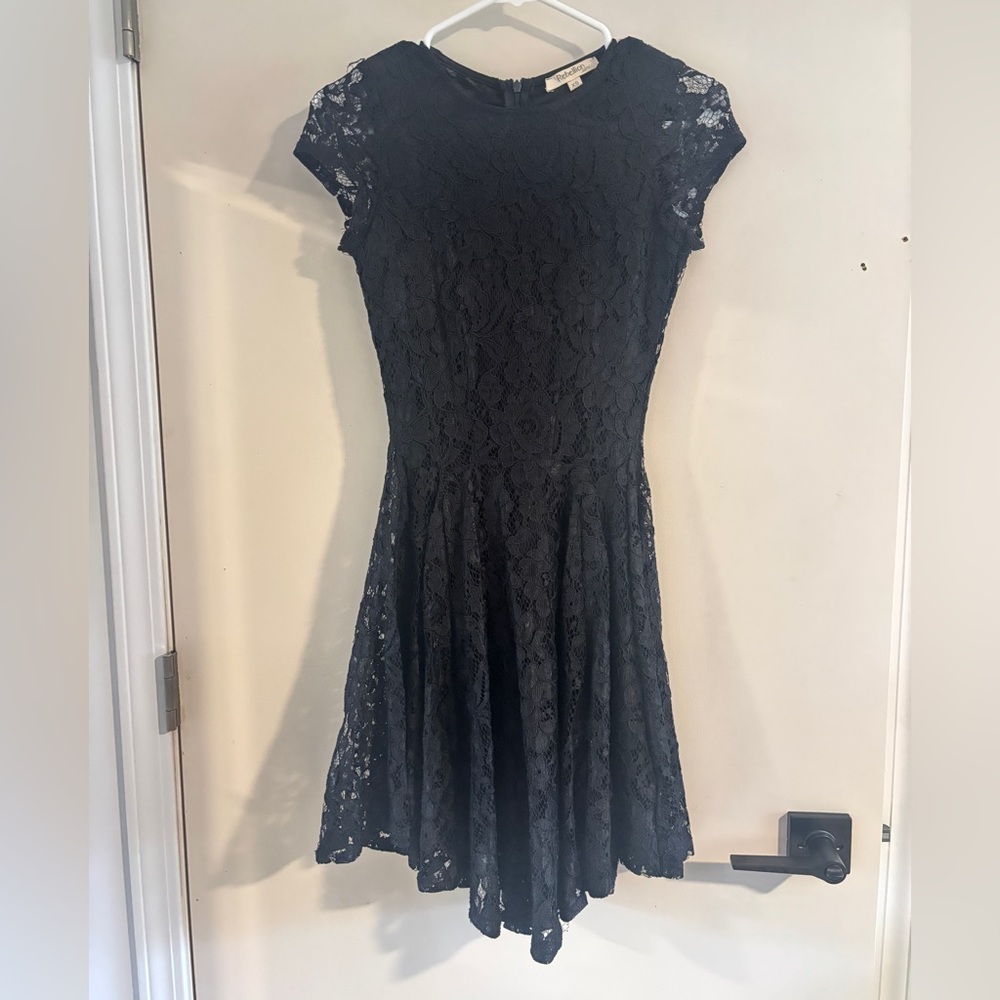 Rebellion Black Lace Mini Dress